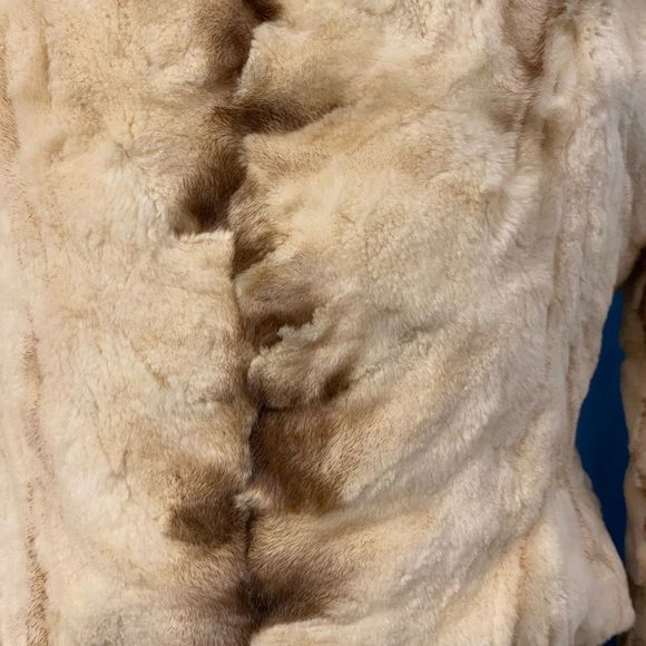 Tuleh trimmed chinchilla ana fox collar cropped jacket, XS - Picture 10 of 15